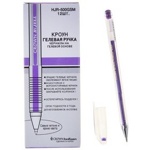 Ручка гелевая фиолетовая 0.7мм CROWN - фото
