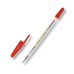 Ручка шариковая Рioneer 0,5мм красная - фото