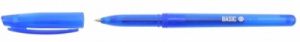 Ручка гелевая BASIС 0.5мм синяя, корпус таниров.синий арт.016015-02 - фото