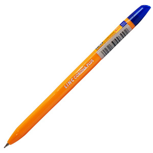 Ручка шариковая LINC CORONA PLUS, желтый корпус, синяя арт.3002N - фото