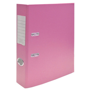 Папка регистратор А4 50мм ПВХ ЭКО светло-розовый - фото