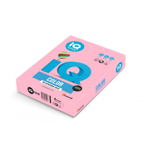 Бумага А4 IQ COLOR, розовый фламинго 80г/м2, 500 л OPI74 - фото