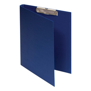 Папка-планшет А4 с зажимом 1500 бумвинил ( плотный) OS синий арт.276562 - фото